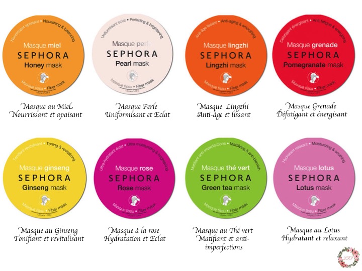 masques tissu Sephora