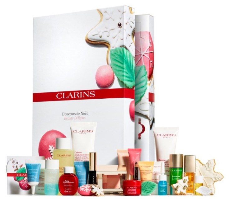 Calendrier Clarins à 120€