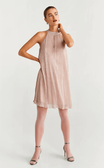 Robe à fils métallisés MANGO 35,99€